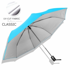 【銀膠強化版】經典款PLUS - 抗UV自動晴雨傘 