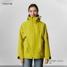 石墨烯輕量衝鋒外套(可拆帽，鋪棉款)NO.2588